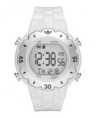 Adidas Watch, Digital Wooster White Plastic Bracelet ADH6124